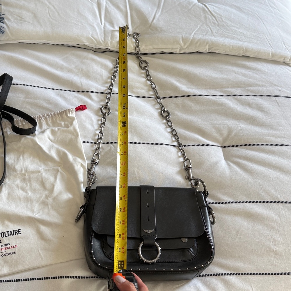 Zadig & Voltaire Kate leather Crossbody and Shoulder bag with dust bag - Picture 13 of 16